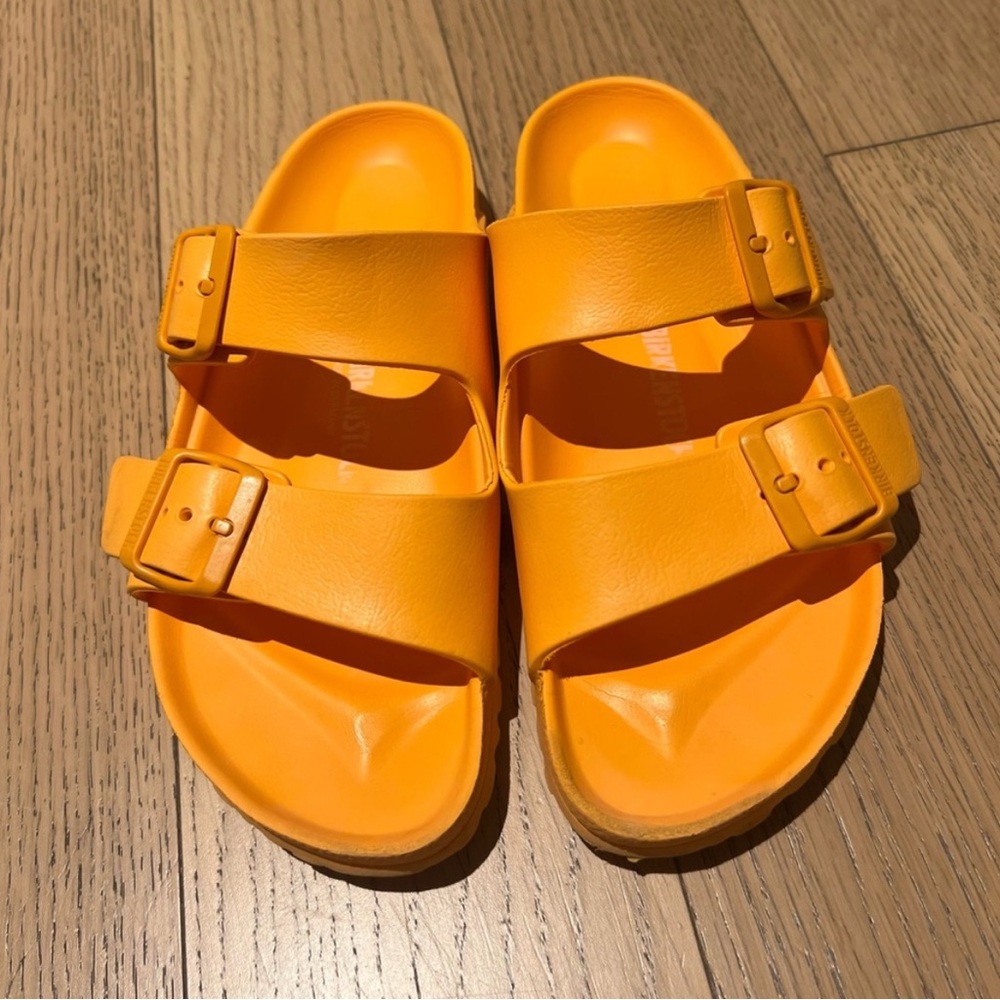 Orange Arizona EVA Birkenstocks - Zinnia